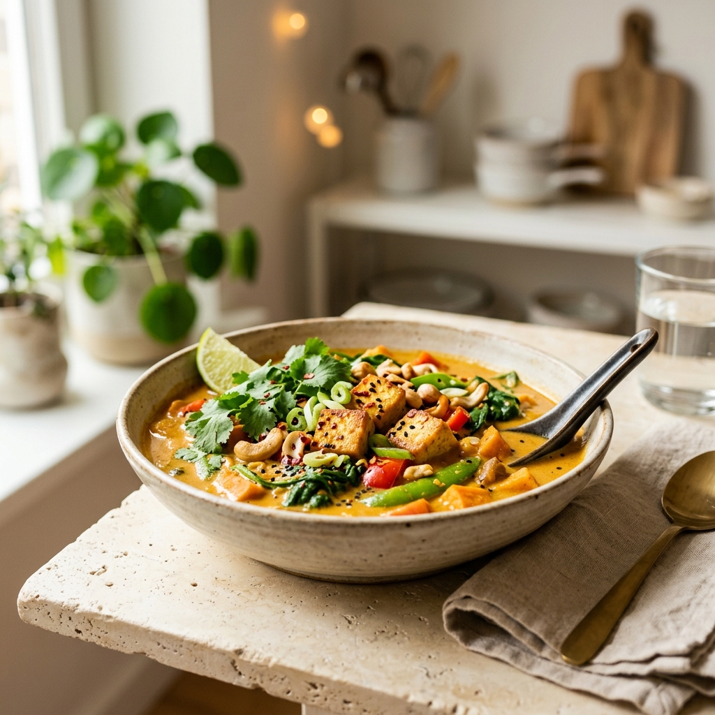 Creamy Tofu Coconut Curry